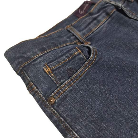 Gloria‎ Vanderbilt Amanda Jeans Petite Dark Wash Womens 16P Denim - Picture 3 of 7